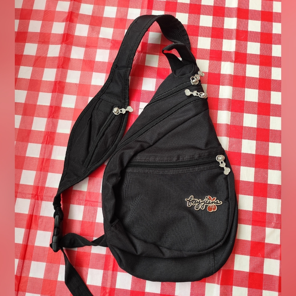 Foxy Jeans Black Sling Bag